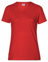 KÜBLER-Worker-Shirts, Workwear-Damen-T-Shirts, 160 g/m², mittelrot