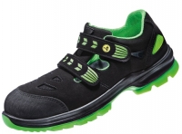Atlas-Footwear, S1P Arbeits-Berufs-Sicherheits-Schuhe, Halbschuhe SL 265 XP, schwarz / grün