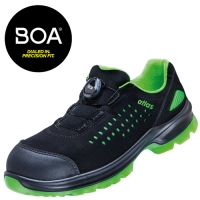 Atlas-Footwear, S1-Arbeits-Berufs-Sicherheits-Schuhe, Halbschuhe, SL 920 Boa, ESD, schwarz / grün