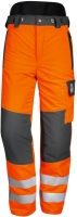 WATEX-Workwear, Warn-Schnittschutz-Bundhose, Forest-Jack, leuchtorange/grau