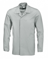 BP-Hygiene, Food-Arbeits-Berufs-Jacke für Damen und Herren, HACCP-Hygiene-Bekleidung, hellgrau