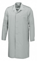BP-Workwear, Hygiene, Food-Arbeits-Berufs-Mantel für Damen und Herren, HACCP-Bekleidung, ca. 210g/m², hellgrau