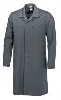 BP-Workwear, Hygiene, Food-Arbeits-Berufs-Mantel für Damen und Herren, HACCP-Bekleidung, ca. 210g/m², dunkelgrau