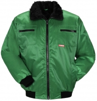 PLANAM-Workwear, Winter-Piloten-Berufs-Jacke, Gletscher, grün