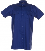 PLANAM-Workwear, Arbeits-Berufs-Hemd, Köperhemd Kurzarm dunkelblau
