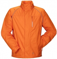 PLANAM-Workwear, Outdoor-Wetter-Schutz, Monsum, Arbeits-Regen-Jacke, orange