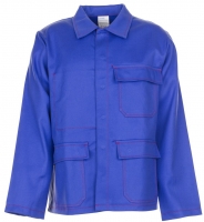 PLANAM-Schweißer-Schutz, Schweißerjacke, Arbeits-Schutz-Jacke, 500 g/qm kornblau