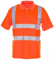 PLANAM-Warnschutz, Warnschutz, Warn-Polo-Shirt uni orange