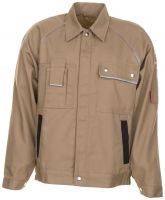 PLANAM-Workwear, Arbeits-Berufs-Bund-Jacke, MG Canvas 320 khaki/schwarz