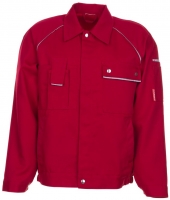 PLANAM-Workwear, Arbeits-Berufs-Bund-Jacke, MG Canvas 320 rot/rot