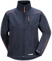 PLANAM-Workwear, Softshell-Jacke Neon, marine/orange