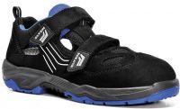 ELTEN-Footwear, S1-Arbeits-Berufs-Sicherheits-Sandalen, AMBITION BLUE EASY, ESD, schwarz / blau