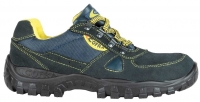 COFRA-Footwear, AZIMUTH S1P, SRC, Arbeits-Berufs-Sicherheits-Schuhe, Halbschuhe, blau/gelb