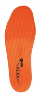 ABEBA-Footwear, Uni6-Einlegesohle, Soft Comfort, schmal, für Berufschuhe Uni6, orange