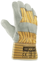 BIG-TEXXOR-Workwear, Rindkernspaltleder, Leder-Arbeits-Handschuhe, Eifel EN 388