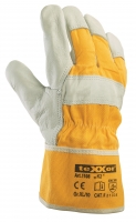 BIG-TEXXOR-Workwear, Rindvollleder, Leder-Arbeits-Handschuhe, K2, gefüttert