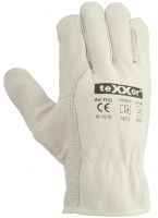 BIG-TEXXOR-Workwear, Rindnappa-Fahrer, Leder-Arbeits-Handschuhe,