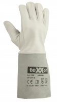 BIG-TEXXOR-Workwear, Ziegen-/Schafs-Nappa-Leder, Schweißer-Schutz, Leder-Arbeits-Handschuhe, ARGON