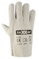 BIG-TEXXOR-Workwear, Nappaleder, Leder-Arbeits-Handschuhe,