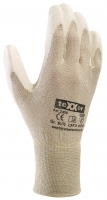 BIG-TEXXOR-Workwear, ESD Nylon/Kupfer-Strick-Arbeits-Handschuhe mit PU-Beschichtung