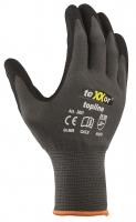 BIG-TEXXOR-Workwear, Nylon-Strick-Arbeits-Handschuhe mit Nitrilbeschichtung