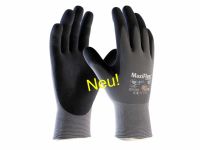 BIG-ATG-Workwear, Nylon-Strick-Arbeits-Handschuhe, MaxiFlex Ultimate AD-APT, grau/schwarz