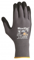 BIG-ATG-Workwear, Nylon-Strickhandschuhe, MaxiFlex Ultimate AD-APT, als SB-Verpackung, grau/schwarz