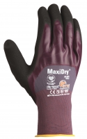 BIG-ATG-Workwear, Nitril-Handschuhe, MaxiDry, als SB-Verpackung, grau/lila/schwarz