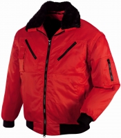 TeXXor-Workwear, Winter-Piloten-Berufs-Jacke, OSLO, rot