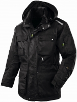 BIG-TeXXor-Workwear, Winterjacke, Boston, schwarz/schwarz