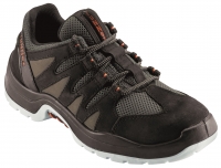 BIG-ruNNex-Footwear, S1 Arbeits-Berufs-Sicherheits-Schuhe, Halbschuhe, TeamStar 5102, schwarz / grau