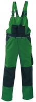 BIG-TeXXor-Workwear, Arbeits-Berufs-Latz-Hose, T/C Panama Canvas grün/schwarz