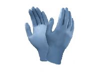 ANSELL-Hand-Schutz, Einweg-Nitril-Einmal-Handschuhe, VERSATOUCH, ungepudert, 92-200, blau