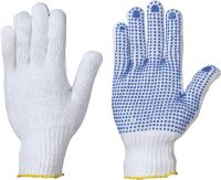 F-Strick-Arbeits-Handschuhe mit PVC-Noppen KORLA