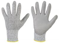 F-GOODJOB-Workwear, Schnittschutz-Arbeits-Handschuhe GREY CUTGRIP