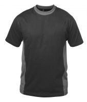 F-Worker-Shirts, ELYSEE-Worker-Shirts, T-Shirt MADRID schwarz/grau