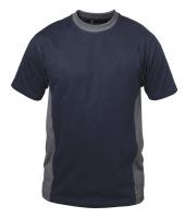 F-Worker-Shirts, ELYSEE-Worker-Shirts, T-Shirt BARCELONA marine/grau