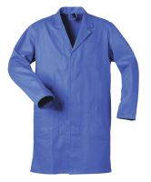 F-CRAFTLAND-Workwear, Arbeits-Berufs-Mantel, Kittel, lange Form kornblau