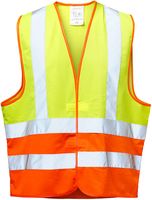 F-WICA-TEX-Warnschutz, Warnschutzweste, *HAJO*, gelb/orange