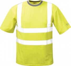 F-SAFESTYLE-Warnschutz, Warn-Schutz-T-Shirt Mischgewebe Steven gelb