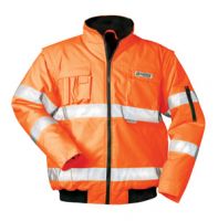 F-SAFESTYLE-Warnschutz, Warnschutz-Piloten-Warn-Jacke *TOM*, orange