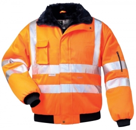 F-ELYSEE-Warnschutz, Piloten-Warn-Jacke *GUSTAV*, orange