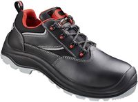 F-Footwear, S3-CRAFTLAND-Arbeits-Berufs-Sicherheits-Schuhe, Halbschuhe, BILLSTEDT, schwarz/rot