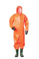 FELDTMANN-Workwear, PVC-Regen-Schutzanzug mit Stiefel, 325g/m², orange