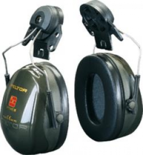 3M-Helmkapsel P3E „Optime II“, Steckbefestigung für Helme mit 30 mm Schlitz, grün