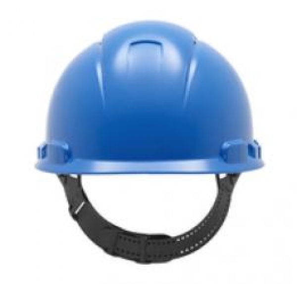3M-Schutzhelm H700C, HDPE, innen mit Kunststoff-Schweißband, blau