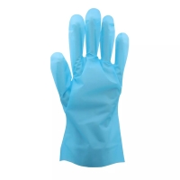 AMPRI-Hand-Schutz, Einweg-TPE-Einmal-Handschuhe, BASIC PLUS REVOLUTION, blau, Pkg á 200 Stück, VE = 10 Pkg.