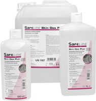 AMPRI-Händedesinfektion, Safeline, Skin Des, 500 ml, gebrauchsfertig, VE = 20 Flaschen