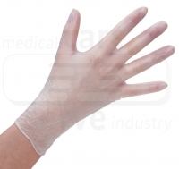 WIROS-Hand-Schutz, Einweg-Vinyl Handschuhe, puderfrei, Premium plus, Spenderbox, weiß, Pkg á 100 Stück, VE = 10 Pkg.