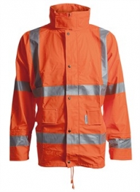 ELKA-Warnschutz, PU- Warn-/Wetter-Schutz-Jacke Dry Zone, warnorange